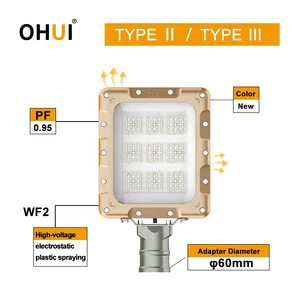 Zone 1 2 Zone 21 22 High Lumens LED Explosion Proof Street Light IP66 100-200W with 5-Year Warranty