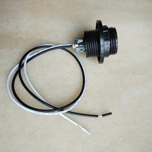 E27 Bakelite Screw Lampholder Socket with Wire and M10 Bracket Pendant Lamp Holder 250V Indoor/Outdoor Use