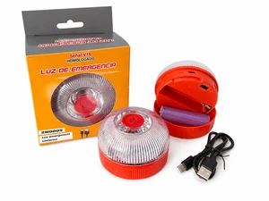 Magnetic Rechargeable Emergency Car Light Help Flash Light For Car Accident Warning With GPS Location V16