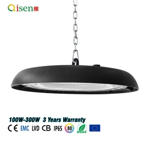 100W LED High Bay Light 16000lm 160Lm/W Lumileds CRI80 SDCM5 IP65 IK08 DOB 6KV CE ROHS Warehouse Factory Led High Bay Light 100w