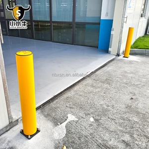 PU Flexible Grey Wall Corner Protector Reflective Parking Guard Warehouse Safety TUV SGS Certified