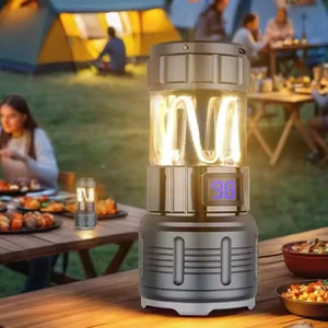 New Led Camping Light Usb Rechargeable Outdoor Waterproof Tent Light Multifunctional Atmosphere Light Flashlight