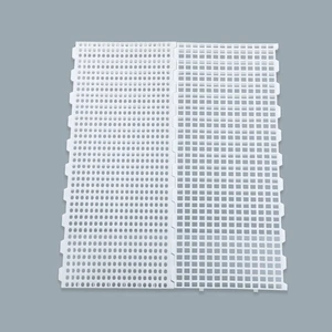 Reusable Great Farm Poultry Plastic Slat Flooring 1200*500*40mm Hole Size 2*2.4cm