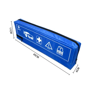 For Customized Logo OEM Nylon 3-in-1 Car First Aid Roadside Kit DIN13164 Portable Medical Emergency CE ISO Certified Class II