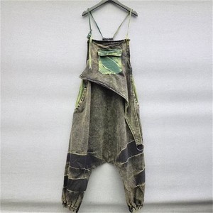 TKS Fashion Women'S Pants & Trousers Overalls Washed Denim Jeans Jumpsuit Loose Suspender High Waist Casual Trousers Pants