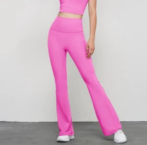 Newest Women's High Waist Fashion Sport Flare Long Wide Leg Fitness Outdoor Sweat Pants Women Butt Lifting Tights Yoga Trousers