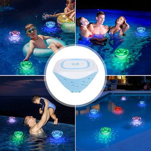 Led Float Pool Lamp Battery Lamp Floating Underwater Light RGB Pool Led Spa Submersible Pool Lights