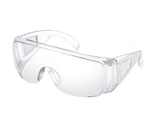 Personal Protective Lightweight Safety Glasses Anti-Impact Goggles Eye Protection Construction Use White 90% Transmittance