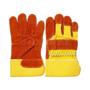 New Arrival Leather Safety Gloves Anti-Slip Durable Breathable Low MOQ Hand Protection Plus Size Hot Sale