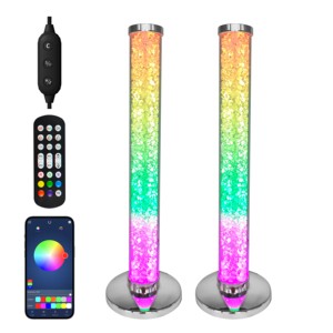 Home Decorative Standing Lamp Chipped Diamonds Thousands Colors DIY Mode CCT Voice Control Lamp RGBIC Led Floor Lamp