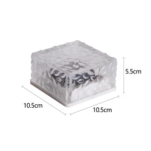 Wholesale RGB LED Solar Brick Lights Stainless Steel Lamp IP67 Waterproof 2-Year Warranty Garden Park Lawn Walkway Stage Outdoor