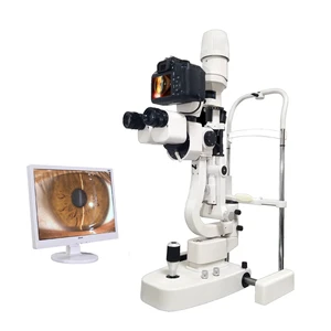 LS-5 China Manufacturer Low Price Eye Exam Ophthalmic Digital Slit Lamp With 5 Step Led Bulb