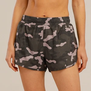 Custom Factory Directly Supply Summer Women's Plus Size Breathable Quick Dry Embroidered Sportswear Shorts Elastic Waist