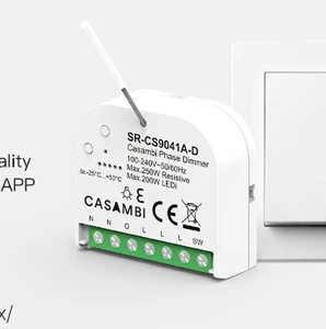 Sunricher Casambi SR-CS9041A-D Micro Smart Dimmer 100-240VAC 5-Year Warranty