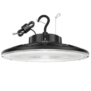 LED UFO HIGH BAY LIGHT PRO STOCK US 240W/200W/150W 0-10V DIMMABLE baylights warehouse factory industrial lighting