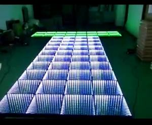 China Shinning Multi Color Led Floor Lamp Dancefloor Twinkle Starlit Led White Light Dance Floor Tiles for Wedding Party