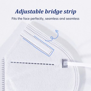 High Quality Adult KN95 Protective Mask Disposable Non-woven 5-Ply Breathable Safety Face Mask for Daily Protection