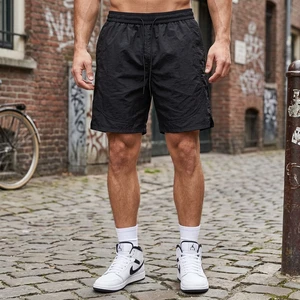2026 Summer Board Shorts Nylon Shorts Men Blank Nylon Track Shorts for Men Lightweight Quick Dry Shorts