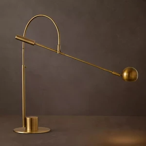 Mid Century Modern Brass Floor Lamp Designer Lighting for Luxury Living Room Office Hotel Interior Lighting Decoration Home