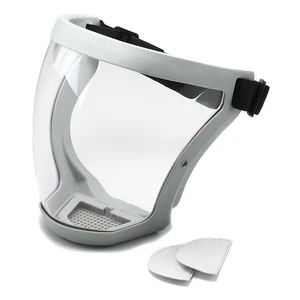 All-Round Protection Face Shield Anti-Scratch PC Full Cover Safety Mask for Cooking Woodworking Yard Work