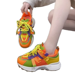 Women's Winter 2026 New Running Sneaker Fashion Trend Mesh Breathable Rubber Midsole Soft Bottom Lace-Up Closure Walking Color