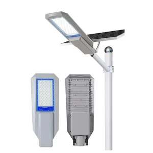CE RoHS Solar Powered Garden Landscape Road Outdoor Remote Control 100W-500W IP66 Waterproof Aluminum+PMMS Pole Lamp 5-Year