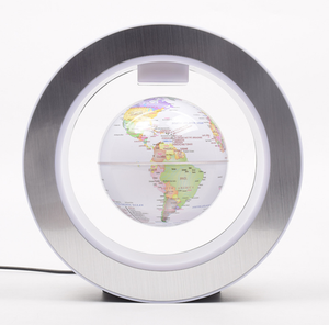 LED Levitation Floating Light Globe Map Levitating Display Magnetic Levitation
