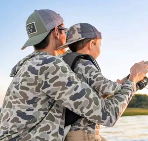 High Quality UPF 50 Long Sleeve Fishing Hoodie Sublimation Printing Quick Dry Waterproof Sun Protection Fishing