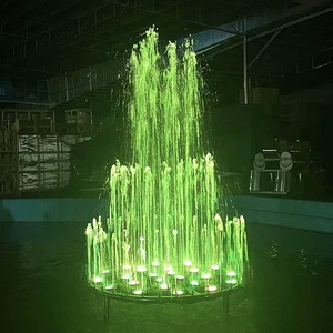 Fenlin Small Round Modern Eco-Friendly Outdoor Music Dancing Fountain Stainless Steel Water Feature Pump for Garden Lake Pool