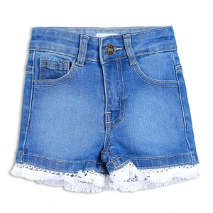 2026 New Arrival High Quality Women Denim Shorts with Elastic Waist Breathable Trending and Affordable OEM Service