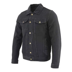 Wholesale 2026 New Fashion Plain Washed Cotton Casual Black Men's Denim Jeans Jacket Custom Denim Jackets for Men and Women