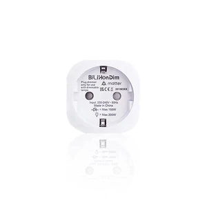 Bilihondim Matter Over Thread EU Mini Plug Dimmer 200W Wireless Google Assistant Controlled Low Power Consumption in Static Mode