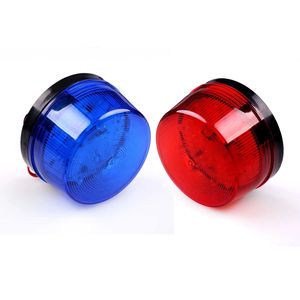 DIHAO LED 12V Security Alarm Strobe Signal Warning Siren Blue Red Flashing Light