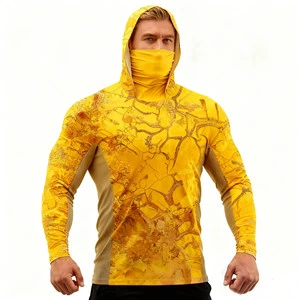 Lightweight Long Sleeve Fishing Hoodie Custom UPF50 Plus Quick Dry Breathable Sun Protective Clothing