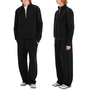 Men’s Comfortable Tracksuit Set Soft Breathable Fabric Relaxed Fit Casual Sportswear Outfit for All Day Wear