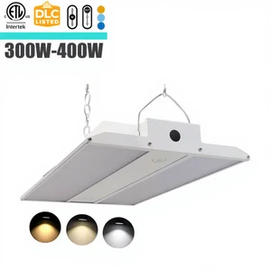 Anti-glare Free Flicker 2-Year Warranty ETL DLC CE For Factory Industrial Linear High Bay Light 100w 300w 400w