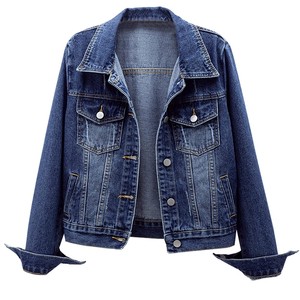 Denim Jacket Women Long Sleeves Breathable Outdoor Front Logo Trending High Quality Latest Design Wholesale Price Denim Jackets