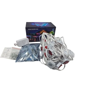 House Atmosphere Light Decoration 15m30pcs Eaves Light IP67 protection DMX512 Mobile App Control