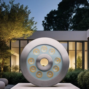 IP68 27W High Power RGBW LED Pond Pool Lights Stainless Steel Recessed Waterproof 316L DC24V Warm White Garden WiFi Control