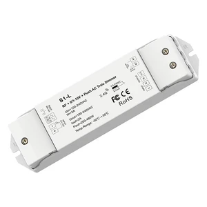 Skydance S1-L 100-240VAC 1 Channel RF + 0/1-10V Push AC Phase-cut Dimmer for Single Color Led Lamps