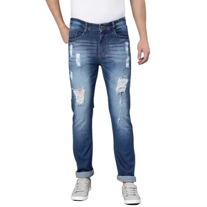 Men's Plus Size High Street Overalls Jeans Stylish Denim Regular Fit Stretch Vintage Washed
