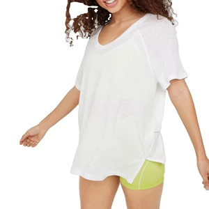 Women Autumn T Shirts 2025 Round Neck Casual Pullover Tops Streetwear Breathable Plus Size Women's T Shirts Oversized T Shirt
