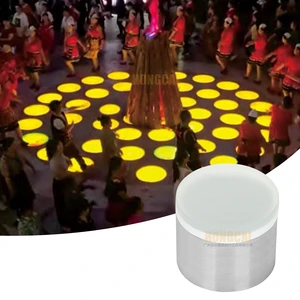 Customization Outdoor Pathway Round Square Stage Brick Light Luminous Brick Step Light with One Stop Outdoor Lighting Service