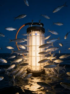 Led Fishing Light 1000w Cyan Squid Fishing Light Outdoor Waterproof Retro Tent Lamp Fishing Circuit Manufacturer