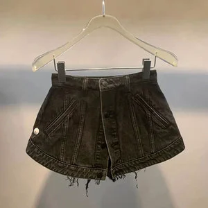 Factory Cheap Price Women's Denim Shorts High Quality Casual Comfortable High Customized Straight Summer Quick Dry Pocket Wrap