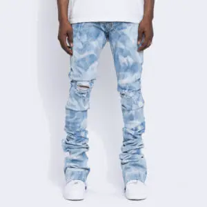 New Arrival Custom Designers AeeDenim Men's Slim Straight Vintage Winter Denim Jeans Long Pant