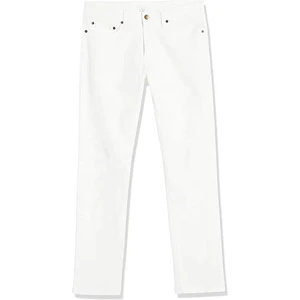 Fashion Casual Denim Pants White Plus Size Men's Jeans