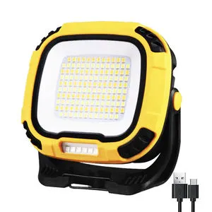 Wholesale New Led Multi-Functional Portable ABS Waterproof USB Rechargeable Emergency Night Market Flashlight IP54 200-300M Beam