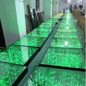New Interactive Led Dance Floor Seamless Water Proof Mobile Noncar Technology Ip65 Dancer Luxury Cube