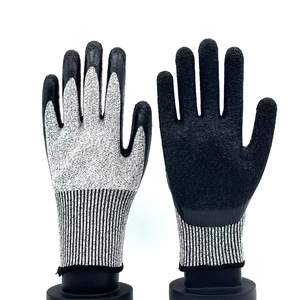 Factory Direct Lightweight Anti-Slip Cut-Resistant Latex Work Gloves for Assembly Line